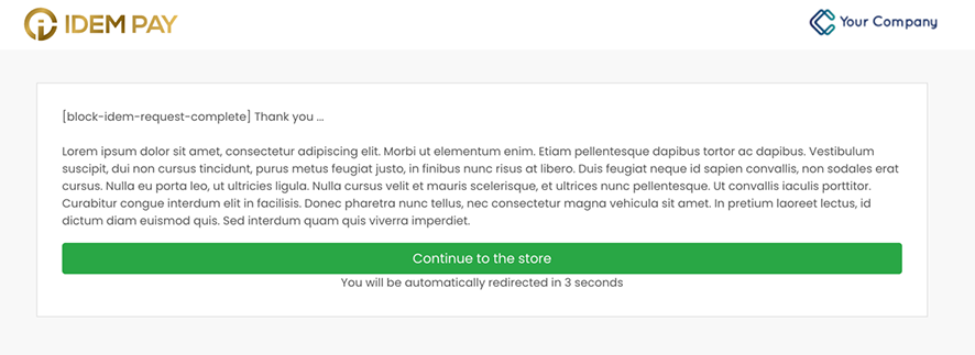 Payment Request Paid